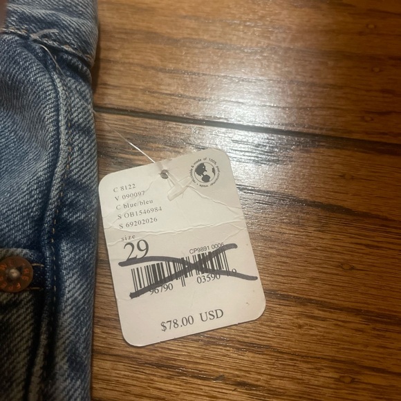 Free People Straight Leg Jeans originally $78 NWT - Picture 10 of 11